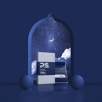 PS Condoms Exceptionally Thin Latex Condoms, Clean & Odorless, 12 Pack | Individually tested, 0.045 mm natural rubber, 40% thinner, lubricated, vegan, and free of PFAS, gluten, glycerin and parabens