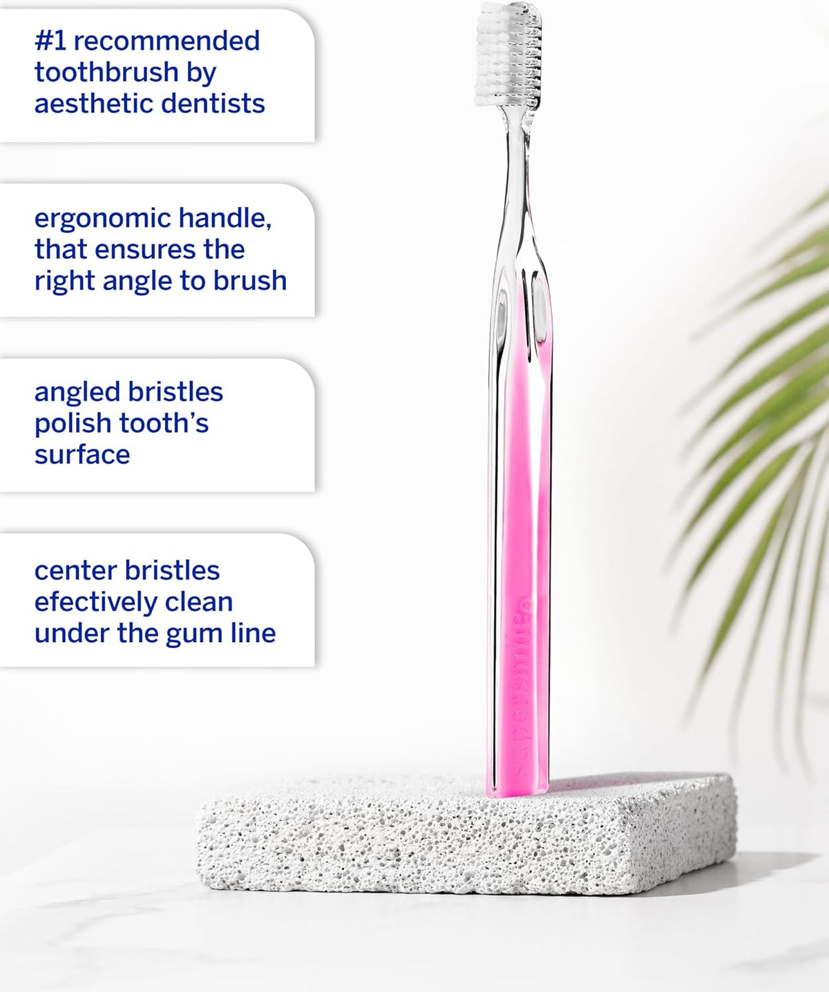 Supersmile Crystal Collection Toothbrush, Pink Diamond, Soft Bristles