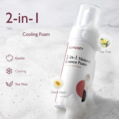 Momcozy Postpartum Recovery Essentials Kit, 19 PCS Labor Delivery Mom Care Set, Self-Absorbent