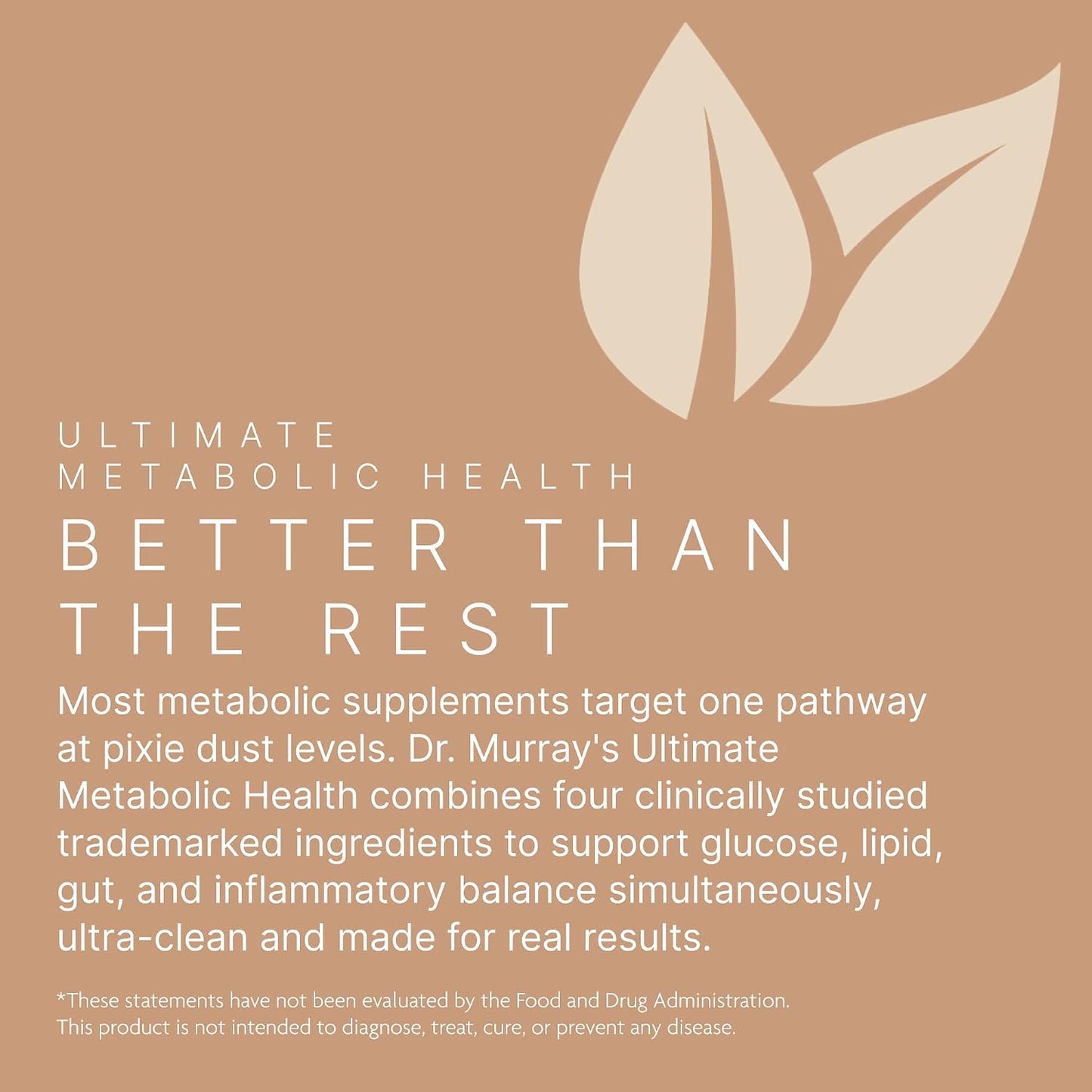 Dr. Murray's Ultimate Metabolic Health - Berbevis® Berberine Phytosome + Eriomin® Citrus Flavonoids + Ceylon Cinnamon + Akkermansia AKK11® Probiotic | Vegan | GMP Certified | 60 Capsules