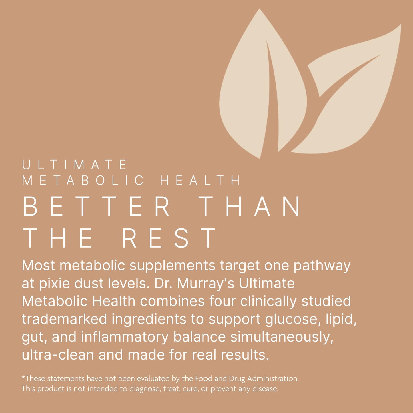 Dr. Murray's Ultimate Metabolic Health - Berbevis® Berberine Phytosome + Eriomin® Citrus Flavonoids + Ceylon Cinnamon + Akkermansia AKK11® Probiotic | Vegan | GMP Certified | 60 Capsules