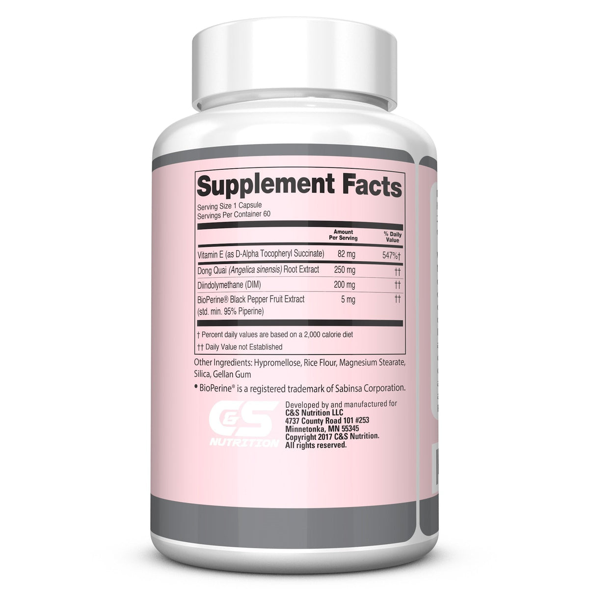 Re+Gen Nutrition Women's Hormone Balance Support, Supplement with Vitamin E, Dong Quai, and DIM 200mg