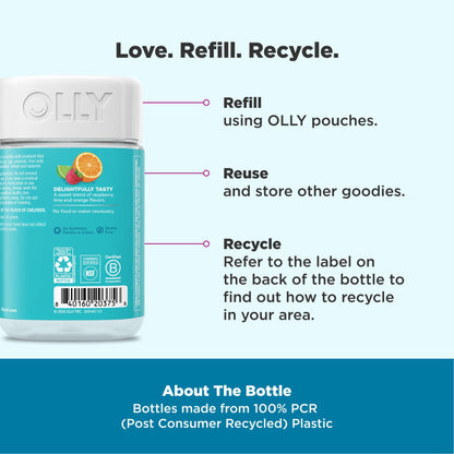 OLLY Kids Chillax, for a Calm and Relaxed Mood,* Magnesium - 50 Count