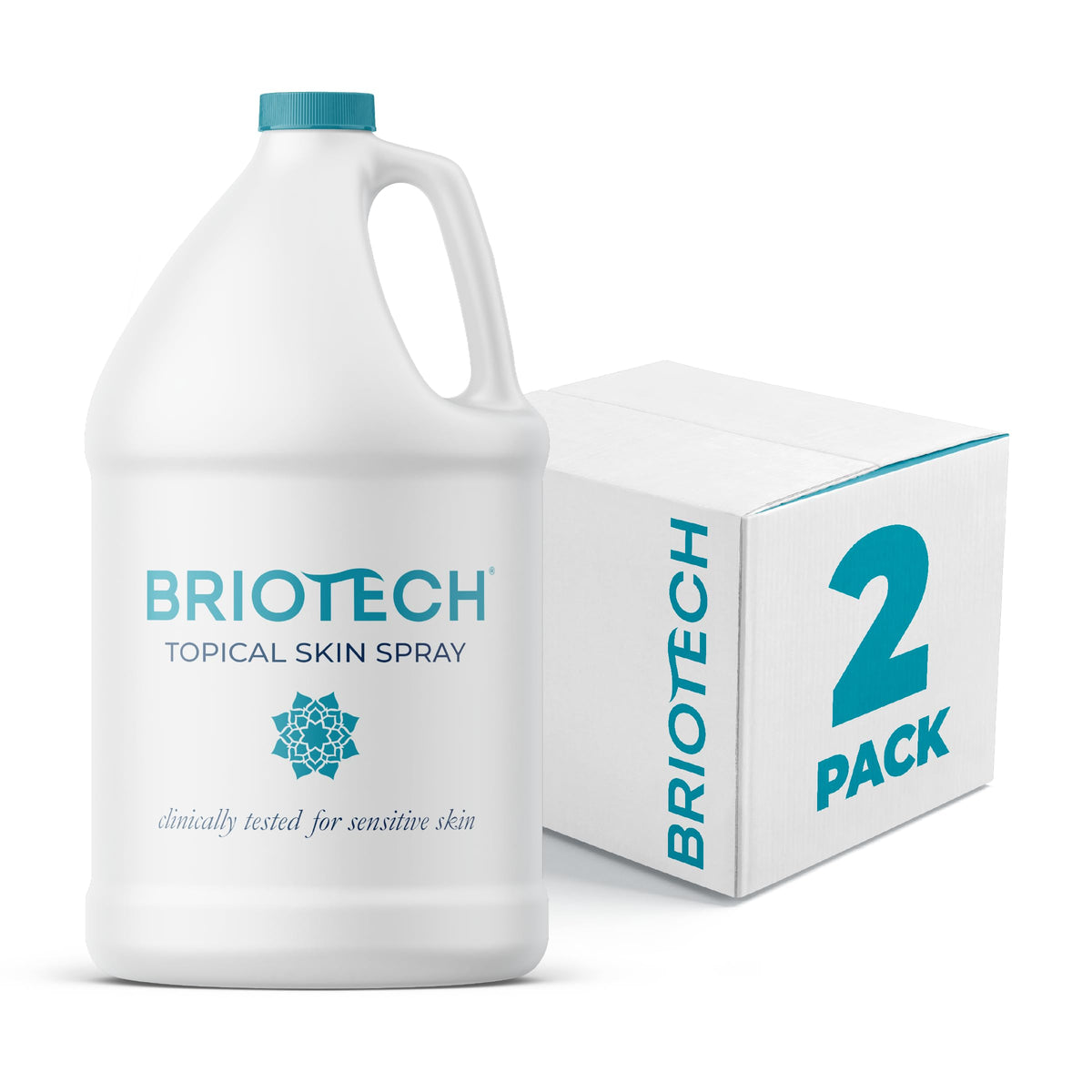 BRIOTECH Hypochlorous Acid Spray, Topical Skin Face & Body Mist, Support Irritations