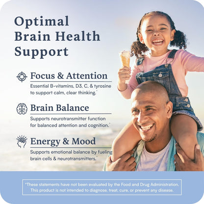 Accentrate Neuro - Brain Health, Methylated Vitamin B Complex, MTHFR | Every B vitamin already in its active form, so your body does not have to convert it first. Supports focus and mood.