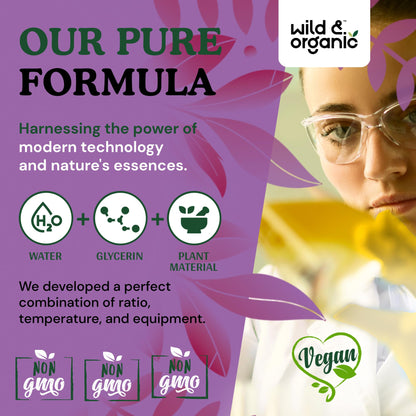 Wild & Organic Milk Thistle Liquid Drops - Liver Cleanse Detox - Silymarin Milk Thistle Supplement for Liver Support - Add to Tea - Silybum Marianum Seed Extract Tincture - Sugar & Alcohol-Free - 4 oz