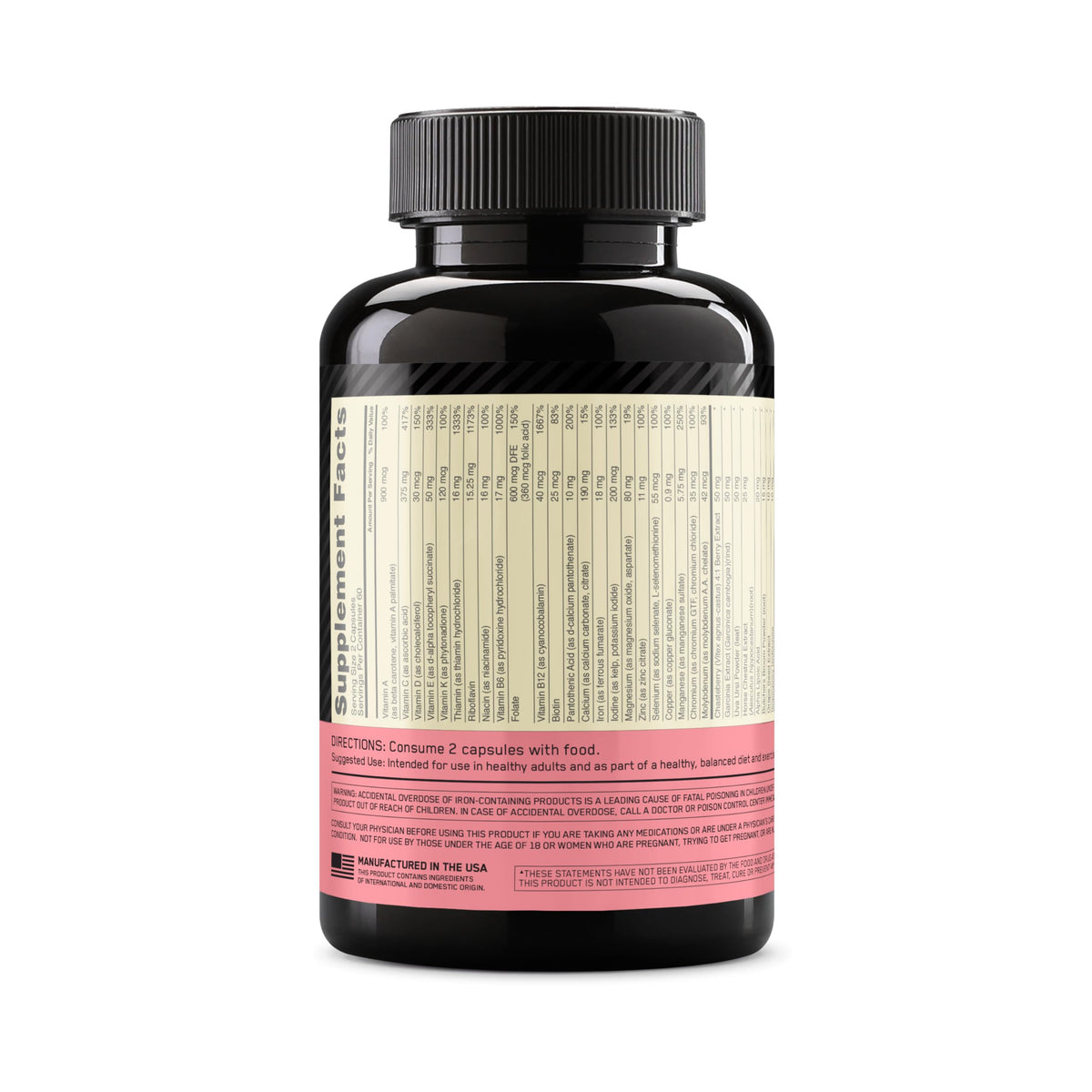 Optimum Nutrition Opti-Women, Vitamin C, Zinc and Vitamin D for Immune Support