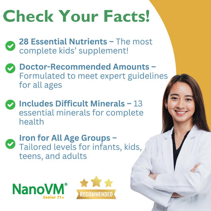 t/f, Dietary Supplement for Tube Feeding, Allergen-Free Kids Multivitamin, Unflavored Vitamin Powder with 14 Vitamins & 13 Minerals, Low-Carb Kids Vitamins, 275g - Solace Nutrition
