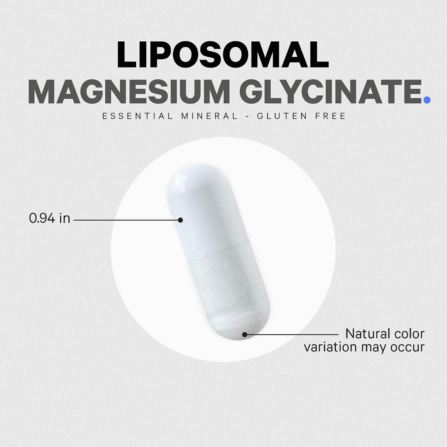 Codeage Liposomal Magnesium Glycinate Supplement, 2-Month Supply, Bisglycinate Magnesium Chelate, Chelated Magnesium Mineral Pills, BioPerine Black Pepper Vitamins Capsules, Non-GMO Vegan, 240 ct