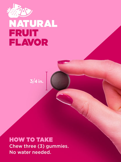 PINK Prenatal Vitamins | 60 Gummies with DHA and Folic Acid | Non-GMO & Gluten Free Multivitamin