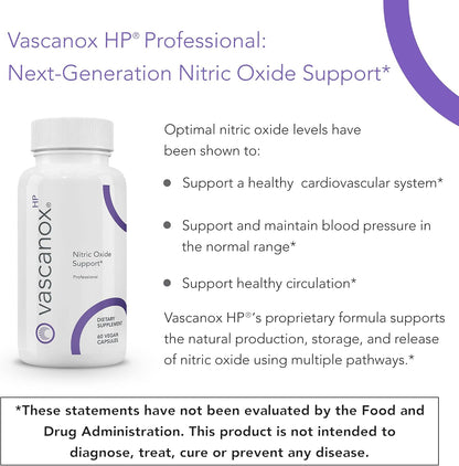 Calroy Vascanox HP, Next Generation Nitric Oxide Support, 60 Vegan Capsules