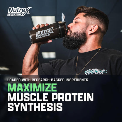 Nutrex Research EAA Hydration | EAAs + BCAA Powder | Muscle Recovery, Strength, Muscle Building, Endurance | 8G Essential Amino Acids + Electrolytes | Strawberry Watermelon 30 Serving