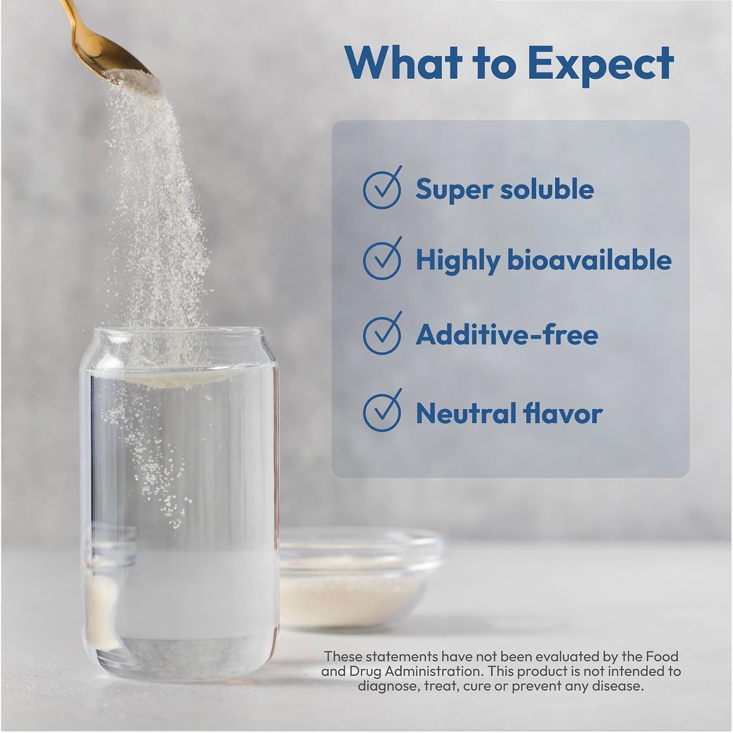 Andrew Lessman ProCaps Marine Collagen with MSM Powder 60 Servings | Marine Collagen with MSM supports healthy skin, joints, bones, hair and nails in a pure, unflavored, super-soluble powder.