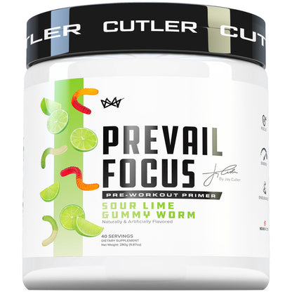 Prevail Pre Workout Powder with Nootropics: Pre-Workout Drink for Men and Women, Cutting Edge Energy and Focus Supplement with L Citrulline, Alpha GPC, L Tyrosine | Sour Rainbow Candy, 40 Scoops | Sour Rainbow Candy, 40 Scoops | With L-Citrulline, Alpha G