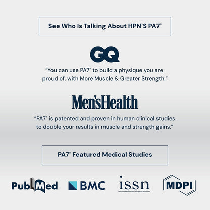 HPN PA(7) Phosphatidic Acid Muscle Builder Top Natural Muscle Builder - Boost mTOR | Build Mass and Strength from Your Workout | 30 Day Supply