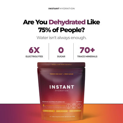 Instant Hydration Sugar Free Electrolytes Powder Packets Variety Pack - Watermelon, Raspberry, Lemon Lime Drink Mix & Travel Essentials with Magnesium and Potassium - Post Workout Recovery - 20 Sticks