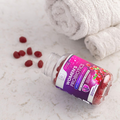 Probiotics for Women + Cranberry - 3 Billion CFU Guaranteed & 6 Vegan Strains for Women's
