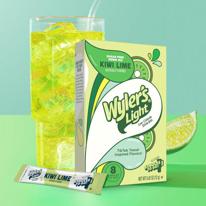 Wyler's Light Vanilla Singles To Go Drink Mix - 8 Count, Pack of 3