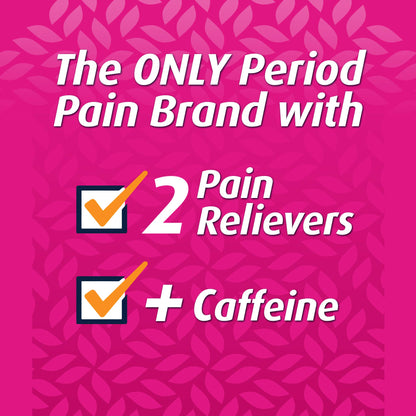 Pamprin Maximum Strength Max Formula, with Acetaminophen, Menstrual Period Symptoms Relief