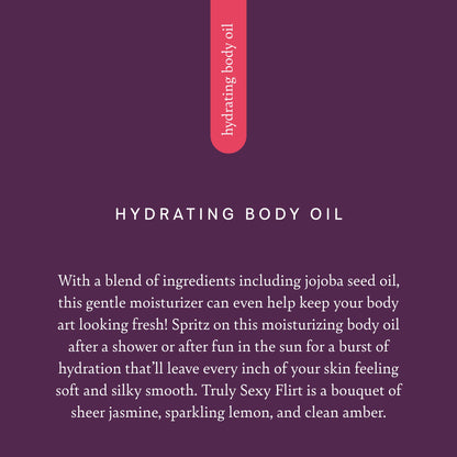 Pure Romance Hydrating Body Oil - Non-Greasy After Shower Moisturizer for Dry Skin