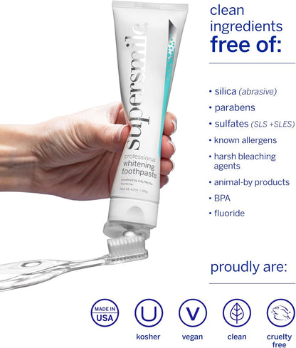 Supersmile Original Mint Whitening Toothpaste, 8 Oz, Whitens 6 Shades