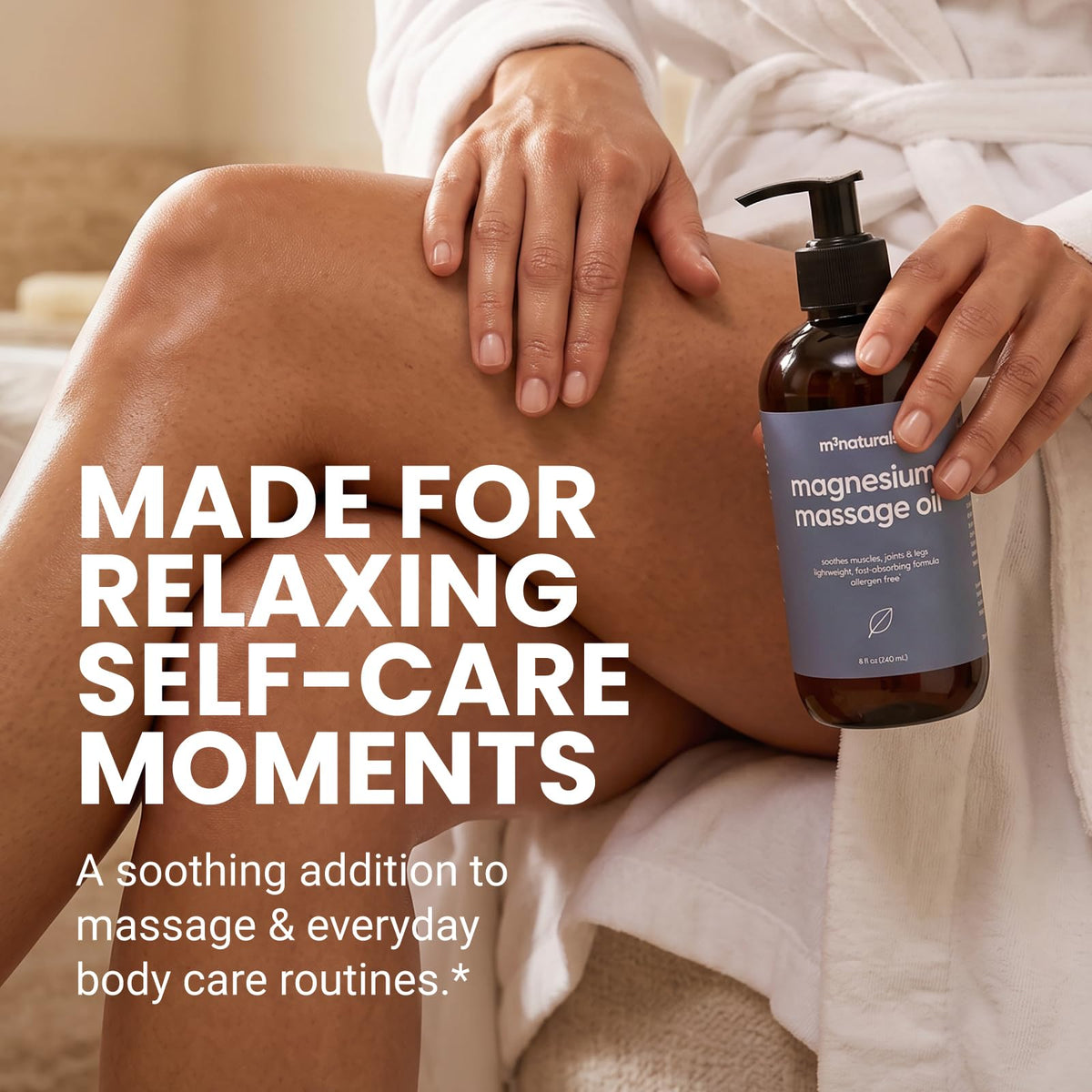 Anti Cellulite Massage Oil for Massage Therapy with Collagen (8 Fl Oz)