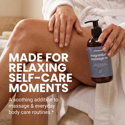 Anti Cellulite Massage Oil for Massage Therapy with Collagen (8 Fl Oz)
