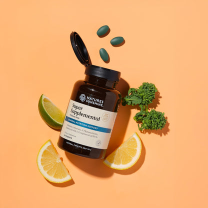 Nature's Sunshine Super Supplemental: Complete Multivitamin with Minerals, Antioxidants & More for Nutritional Gaps, Overall Health, Immune & Energy Support. 120 Tabs