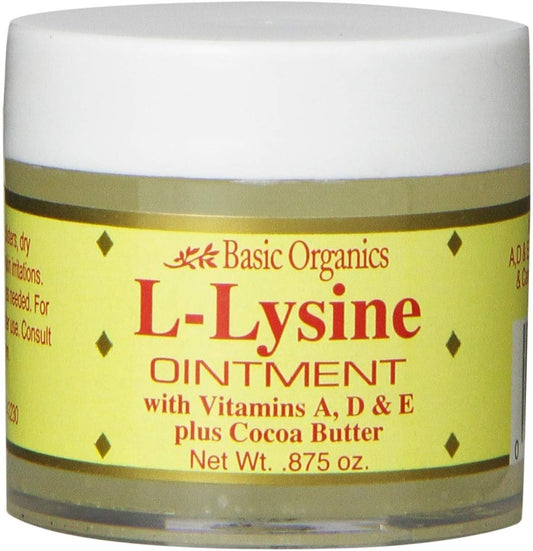 Basic Brands Lysine Lip Balm, 0.875 oz | Cold Sore Treatment, Herpes Simplex Treatment