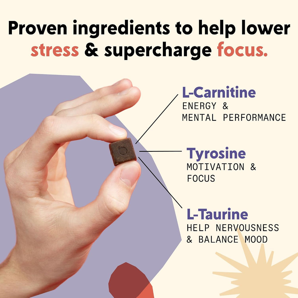 PYM Attention Chews, Mixed Berry (20 Count) | Energy and Focus Support