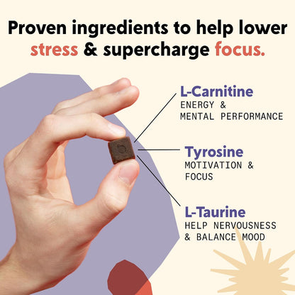 PYM Attention Chews, Mixed Berry (20 Count) | Energy and Focus Support