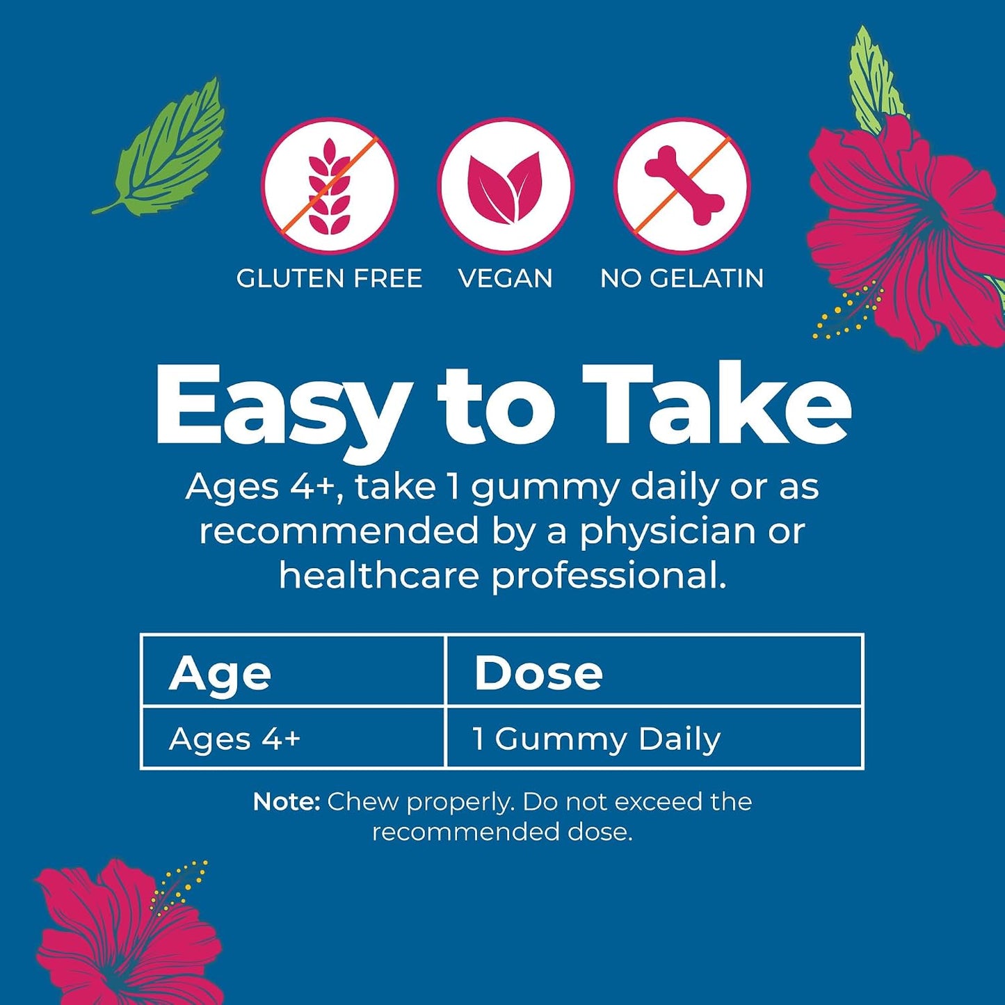 MaryRuth's Kids Magnesium Gummies | 50mg Magnesium Citrate Gummies for Kids 4+ | Bone Health | Calcium Absorption | Essential Mineral | Vegan | CLP Certified | Sugar Free | 60 Count | 2 Month Supply