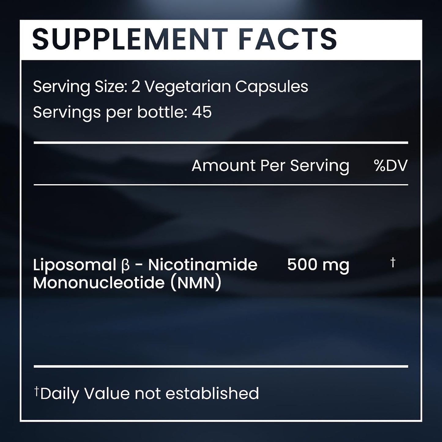 Renue By Science NMN Supplement | 90 Liposomal NMN Capsules - 500mg NMN Nicotinamide Mononucleotide per Serving | Bioavailable Formula for Increased Absorption | Manufactured in the USA