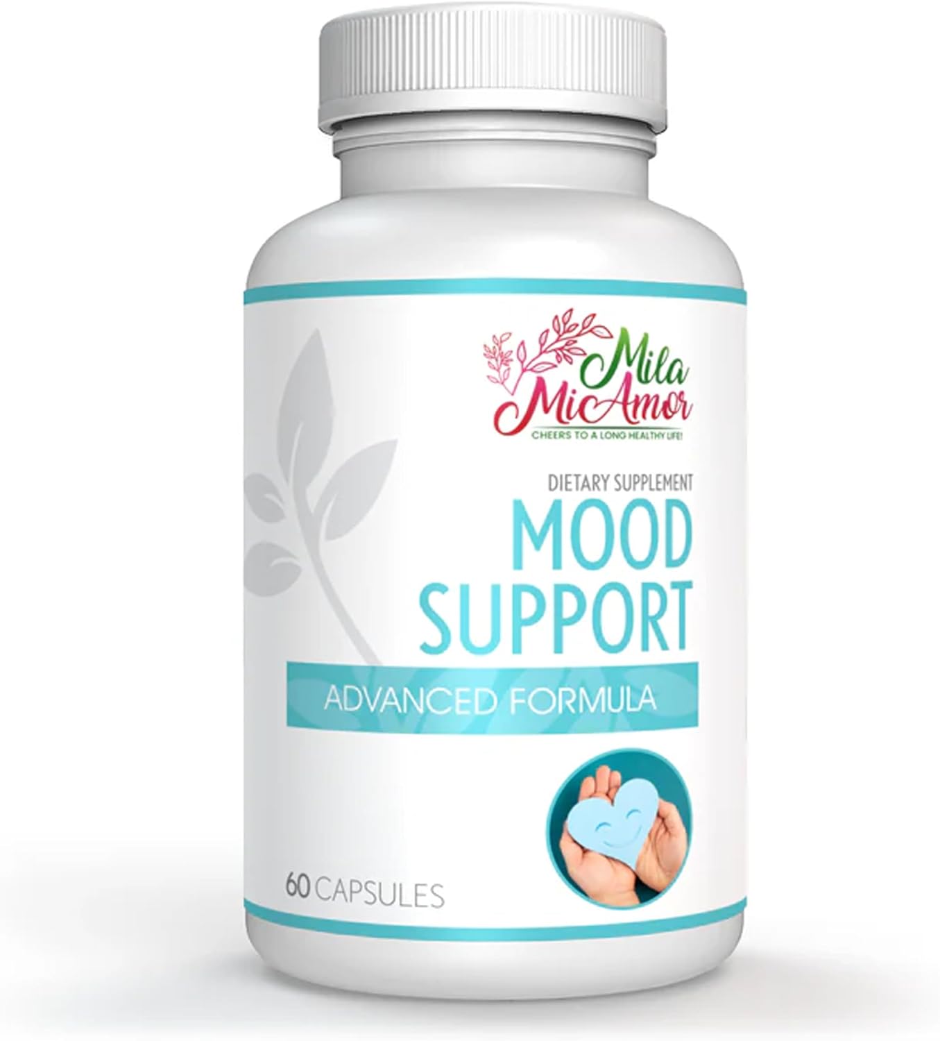 Mood Support Supplement – Ashwagandha, St. John’s Wort, Chamomile & B Vitamins for Stress Relief, Emotional Balance & Relaxation – Scientifically Backed Formula – 60 Capsules