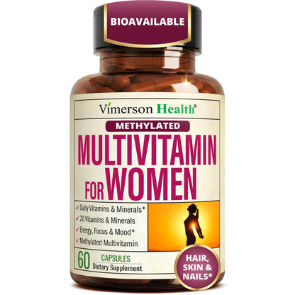 Multivitamin for Men – Methylated Multivitamin – Daily Wellness – 60 Caps