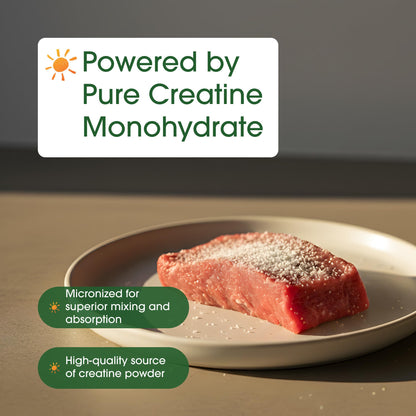 NatureBell Creatine Monohydrate Powder 1,000g, 5,000mg Per Serving, 200 Servings (2.2 lb) | Micronized, Pure & Unflavored | Pre-Workout Muscle Support* | Keto, Vegan, Filler-Free