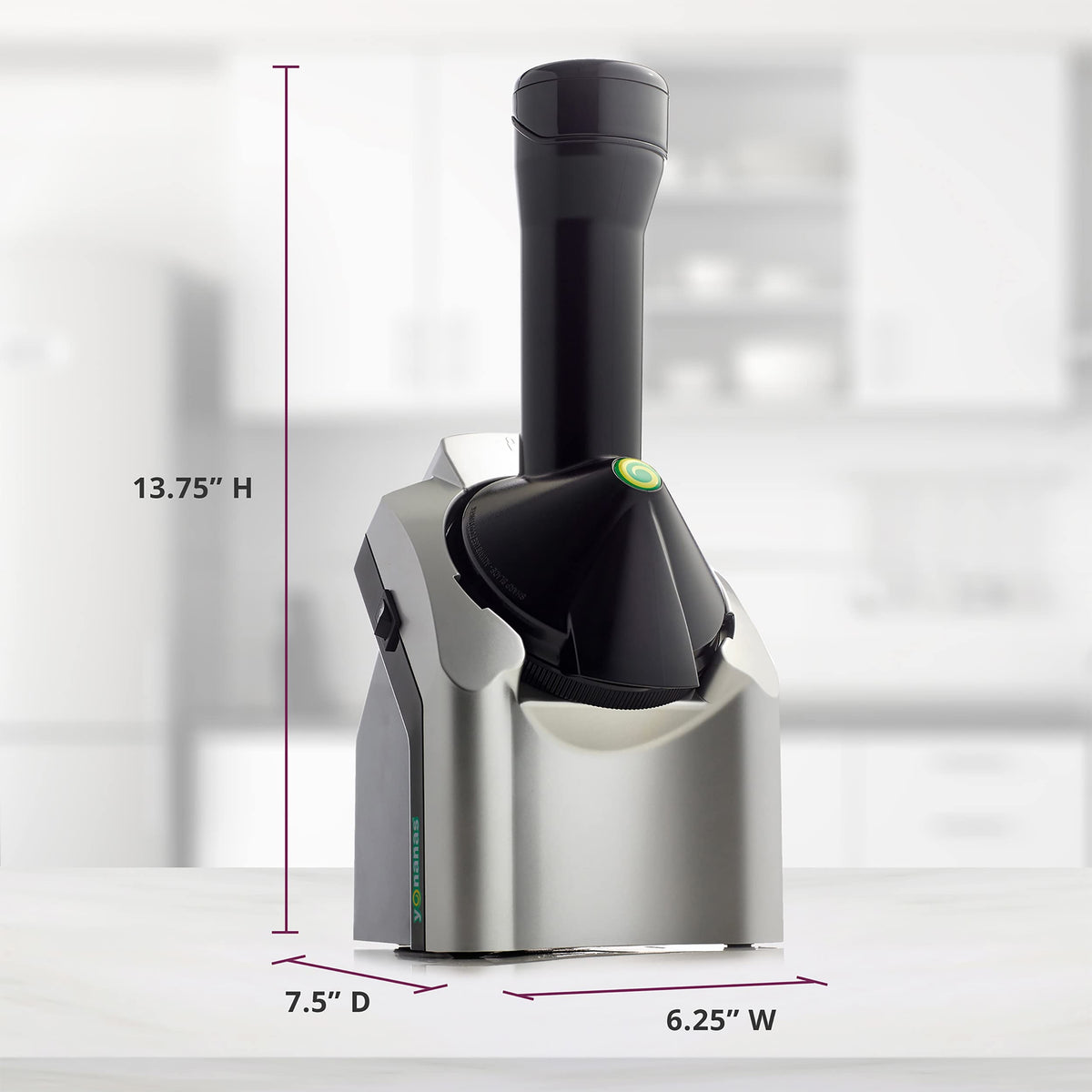 Yonanas 902 Classic Vegan, Dairy-Free Frozen Fruit Soft Serve Maker, Includes 36 Recipes
