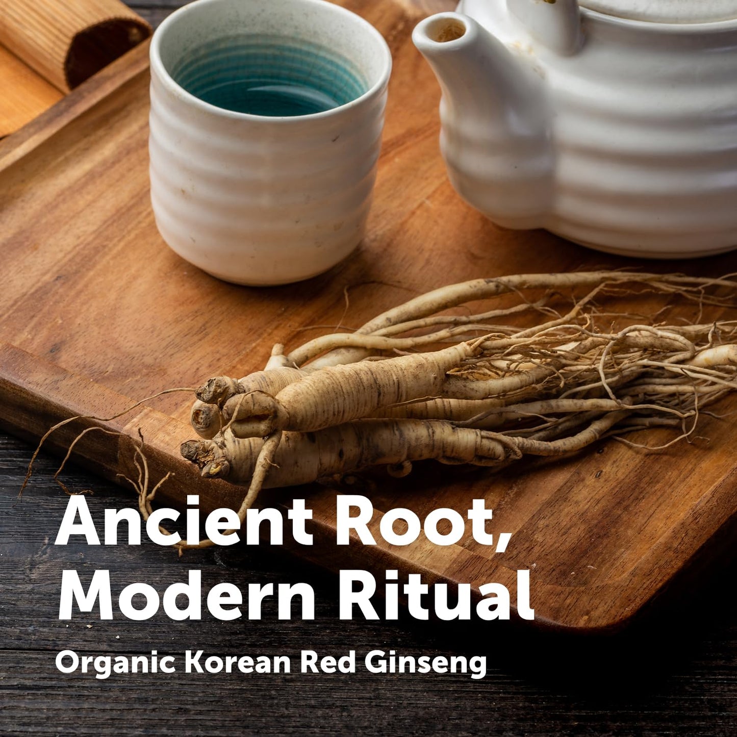 Micro Ingredients Organic Korean Ginseng Root Powder, 4 Ounce | Red Panax Ginseng Root | Traditional Asian Herb | Non-GMO & Vegan Friendly