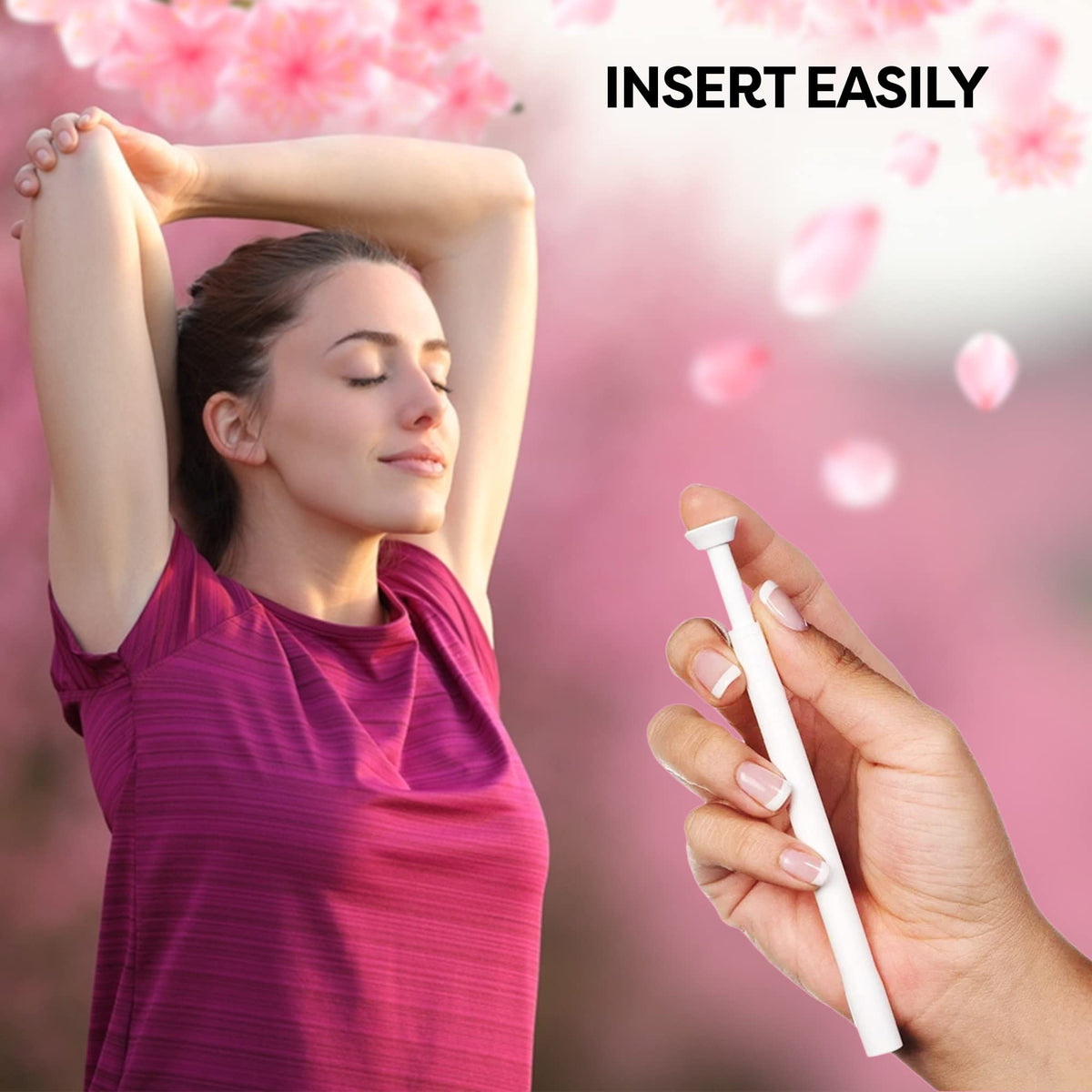 ACE NUTRITION pHresh Vaginal Suppository Applicators – Pack of 30 Individually Wrapped Disposable