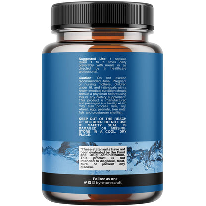 Water Away Herbal Diuretic Pills High Strength - Fluid Retention Supplement with Dandelion Leaf Extract & Green Tea for Bloating Relief for Women & Men - Capsules for Leg & Feet Swelling - 90 Count
