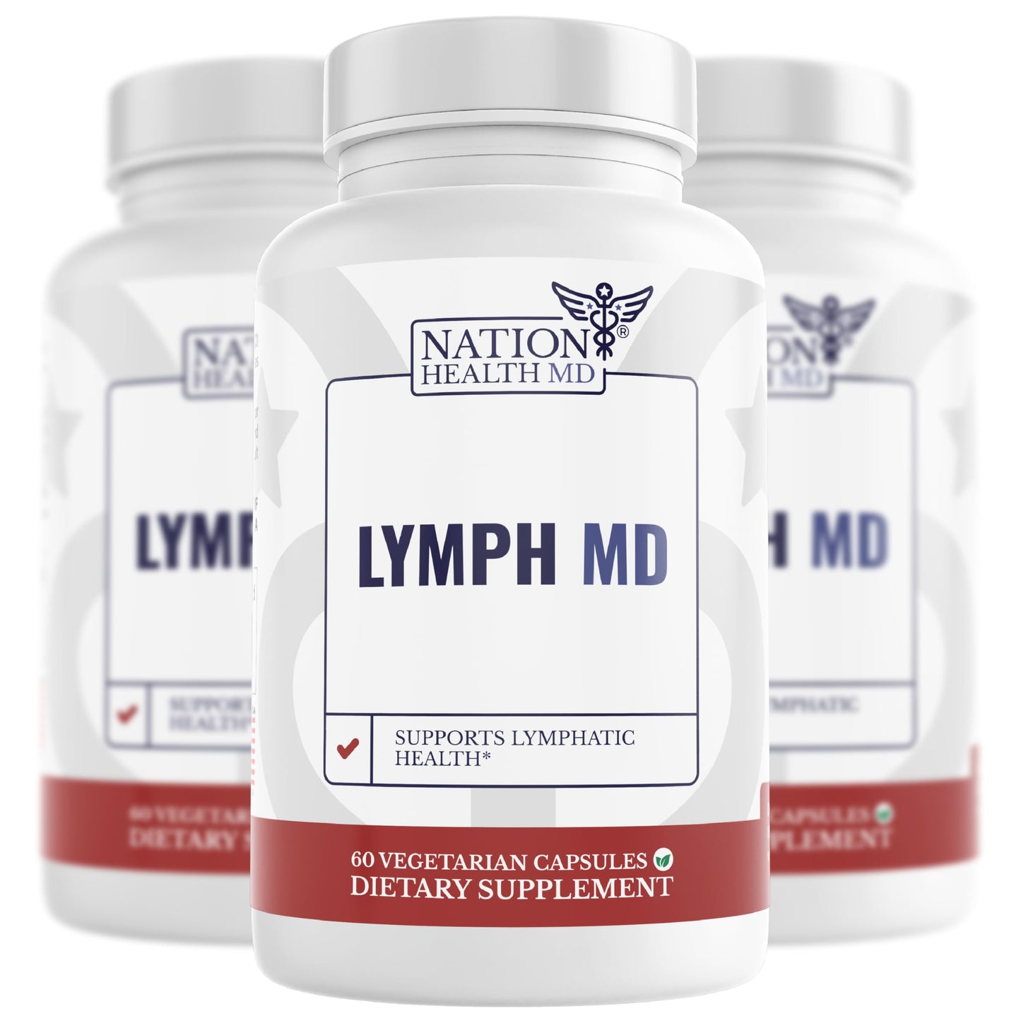 Lymph MD | Lymphatic Drainage Supplement | Lymph Support | Lymph System Support with Bromelain, Echinacea, Burdock Root, Dandelion, Rutin, Kelp. 30 Days Supply. 60 Capsules