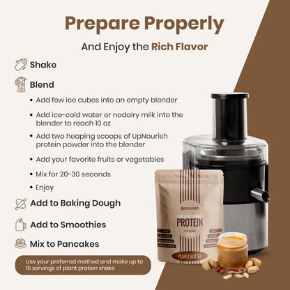 UpNourish Chocolate Vegan Protein Powder 54 Superfoods Powder,1.5 Billion CFU Probiotics 21g Plant Based Protein,No Sugar No Dairy No GMO Dairy Free,Meal Replacement Shake Keto-Friendly Low-Carb Diet,15 Servings