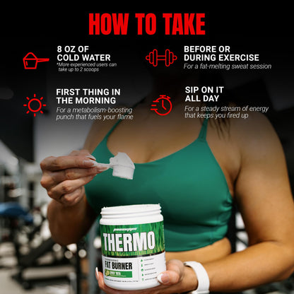 ProSupps Thermogenic Fat Burner Powder, Spicy Rita - Weight Loss & Metabolism Booster Pre Workout Supplement for Women & Men - Supports Appetite Control & Boosts Energy - Gluten-Free - 25 Servings