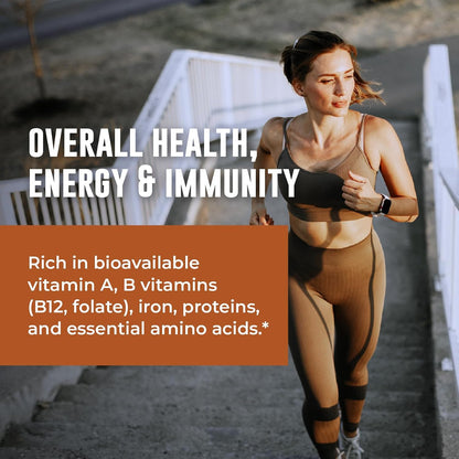 Beef Organ Supplement for Women + Organic Beef Liver Capsules + Grass Fed Bovine Heart & Liver Supplement - Pasture Raised Bovine - No Fillers, Flow Agents, or GMOs - Nutrient Dense Superfood