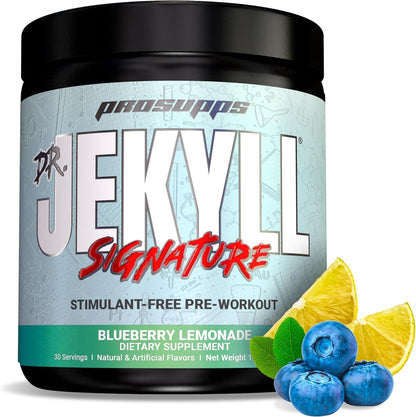 ProSupps Dr. Jekyll Stimulant-Free Pre-Workout, Blueberry Lemonade x Creatine 300 Bundle