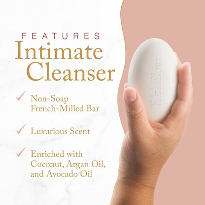 Joylux - SHEbar, Feminine Cleansing Bar, Yoni Bar, pH-Balanced Formula, Clean & Gentle Ingredients