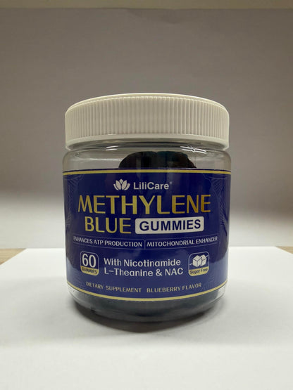 LILICARE Methylene Blue Gummies for Humans | Fast-Absorbing, Vegan, 120 Counts