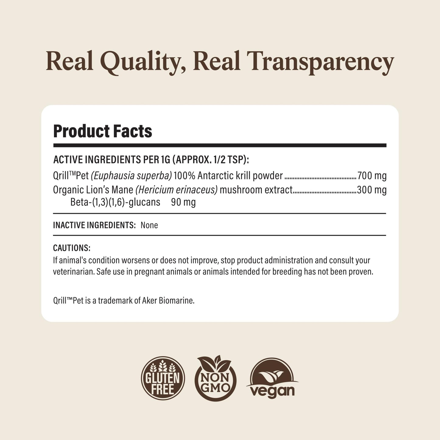 Real Mushrooms Lion’s Mane Pet Mushroom Supplement – Pet Wellbeing Capsules – for Cat & Dog Supplement & Vitamins – Support Mindful Routines – Organic, Vegan, Non-GMO, 120 Count