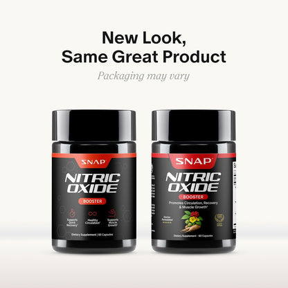 Snap Supplements Prostate Health + Nitric Oxide Booster Bundle, 90+60 Caps | Stinging Nettle, Saw Palmetto for Men, Prostate Support Supplement, Nitric Oxide Supplements for Men, L-Arginine L-Citrulline