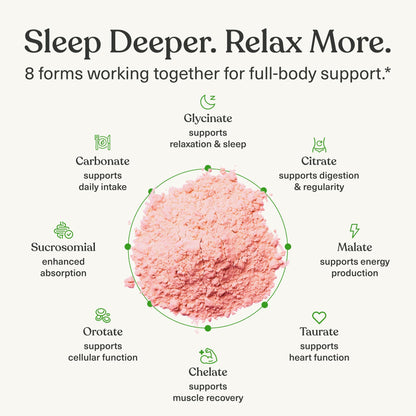 BIOptimizers Magnesium Breakthrough Drink - 8 Forms of Magnesium, Electrolytes, Sleep Health, Stress, Muscle Recovery, Heart Support | Glycinate, Citrate, Malate- Raspberry Lemon